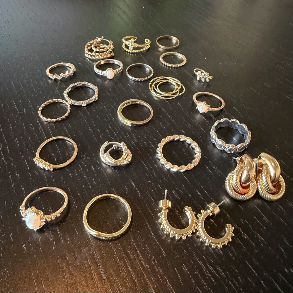 SOLD! Bundle of Gold Color Jewelry - Trendy Costume Accessories